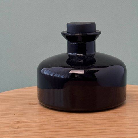 Флакон для аромадифузору скляний Aura чорний глянцевий 200мл  FM135 фото