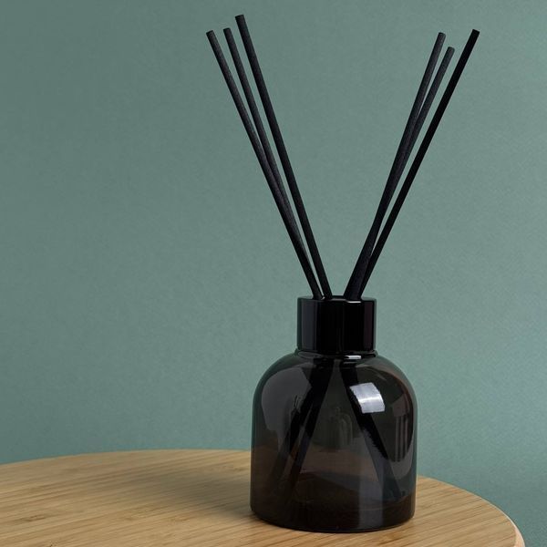 Флакон для аромадиффузора стеклянный Aqua серый 100мл FM180 фото